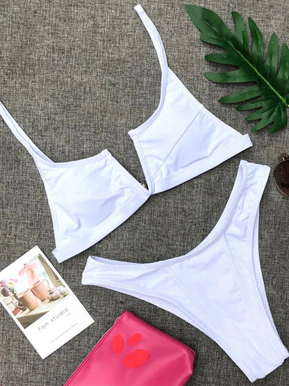 Denim-Style Bikini-Set – cool, sexy & perfekt für den Sommer