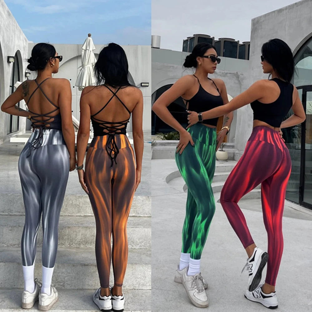 Nahtlose Push-Up Scrunch Sport-Leggings für Frauen – Perfekte Form & Komfort