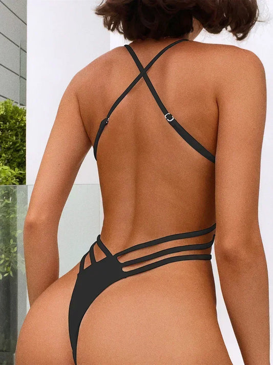 Micro-Tanga Monokini – minimalistisch, sexy & rückenfrei