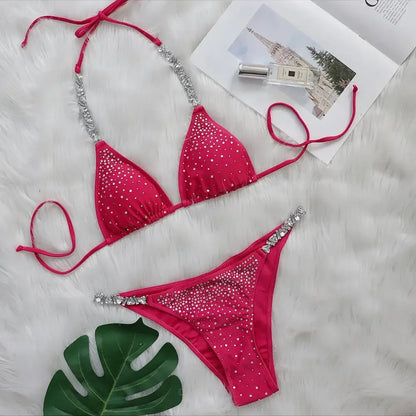 Strass Push-up Bikini – luxuriös, feminin & perfekt für glamouröse Sommer-Looks