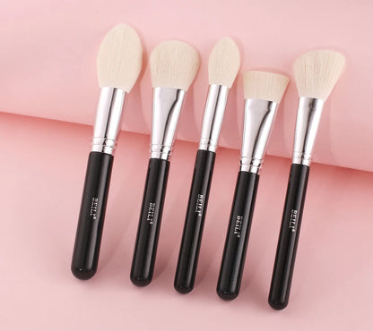 Beili Schwarzes Make-up-Pinsel-Set – Edles Profi-Tool aus Ziegenhaar! ✨