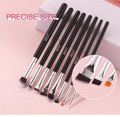 Beili Schwarzes Make-up-Pinsel-Set – Edles Profi-Tool aus Ziegenhaar! ✨