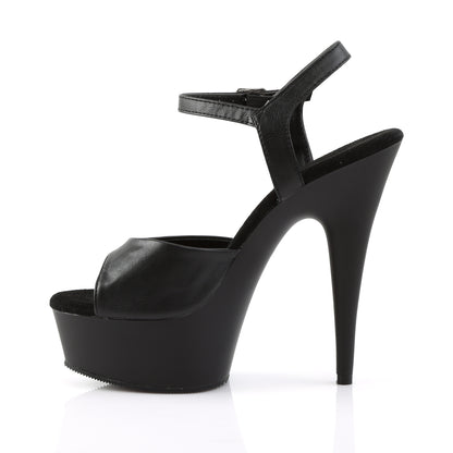 Pleaser Plateau High Heels DELIGHT-609 - Matt Schwarz