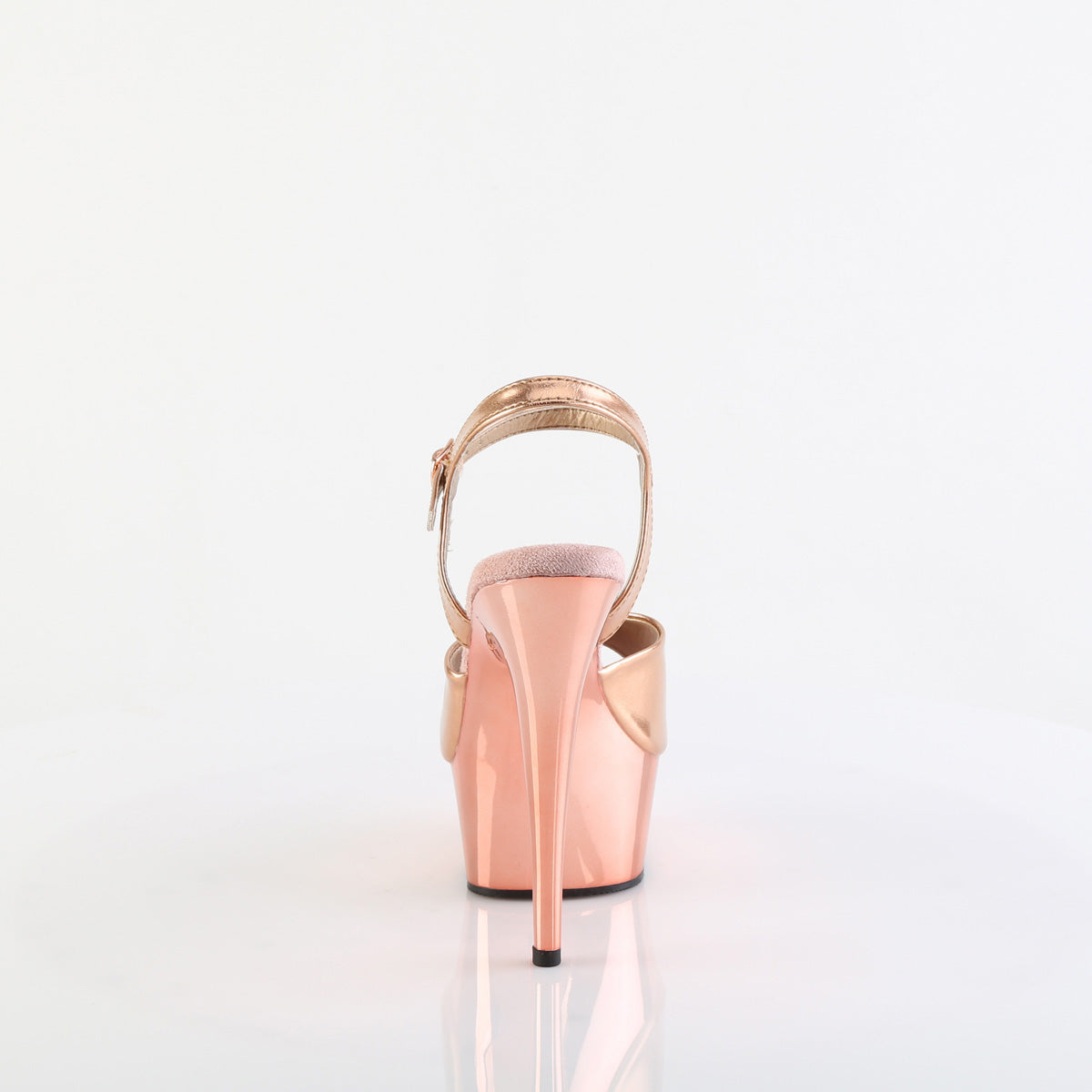 Pleaser Plateau Sandalette DELIGHT-609 - Rose Gold