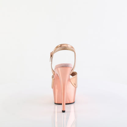 Pleaser Plateau Sandalette DELIGHT-609 - Rose Gold